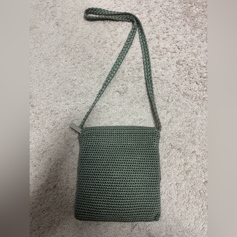 The Sak Green Crochet Crossbody Bag - Picture 2 of 8